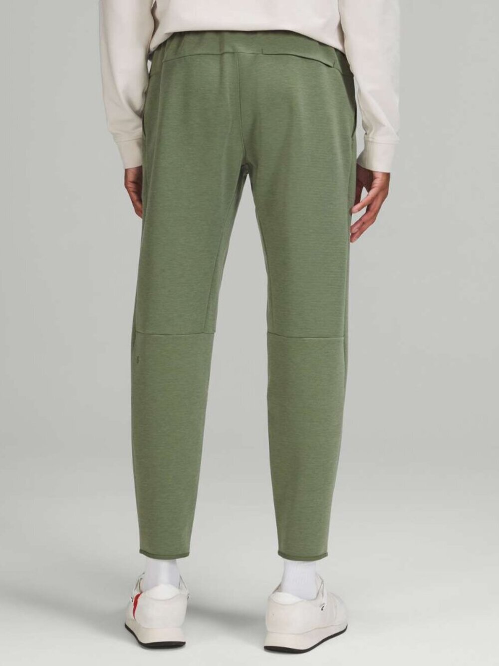 Lululemon Men's GridLiner Fleece Jogger Heathered Green Twill Size M LIKE NEW - Picture 3 of 10
